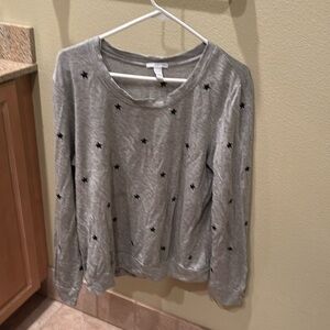 Astars woman's grey sweatshirts with blue stars